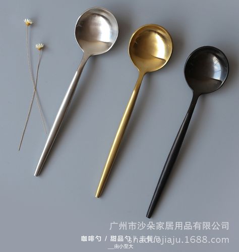 葡萄牙款高档不锈钢餐具套装 不锈钢刀叉勺套装甜品叉 餐具工厂